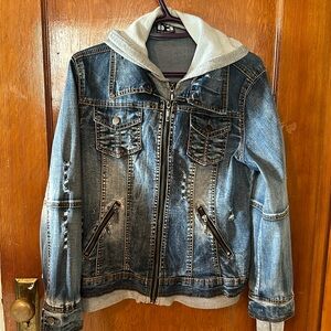 Distressed Denim Jacket